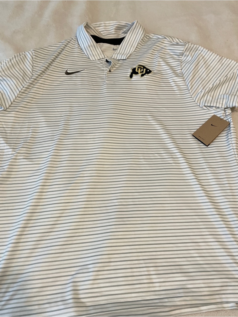 NWT Nike Men’s CU Buffs Basketball Polo Sz XXL